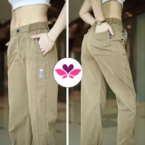 [COMPRÁ 2 Y LLEVATE 3] Pantalones Aurora de Seda y Poliéster Fría
