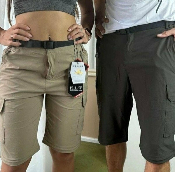 [COMPRÁ 1 Y LLEVATE 2] Pantalón Cargo Unisex 2 en 1 — Impermeable y Desmontable