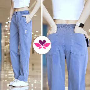 [COMPRÁ 2 Y LLEVATE 3] Pantalones Aurora de Seda y Poliéster Fría