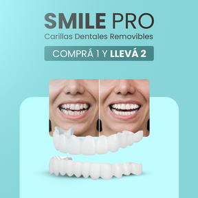 [COMPRÁ 1 Y LLEVÁ 2] Smile Pro® - Carillas Dentales Removibles | Inferior y Superior
