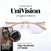[OFERTA LIMITADA] Anteojos UniVision Multifocales + Clip-On de Sol y Ebook Gratis